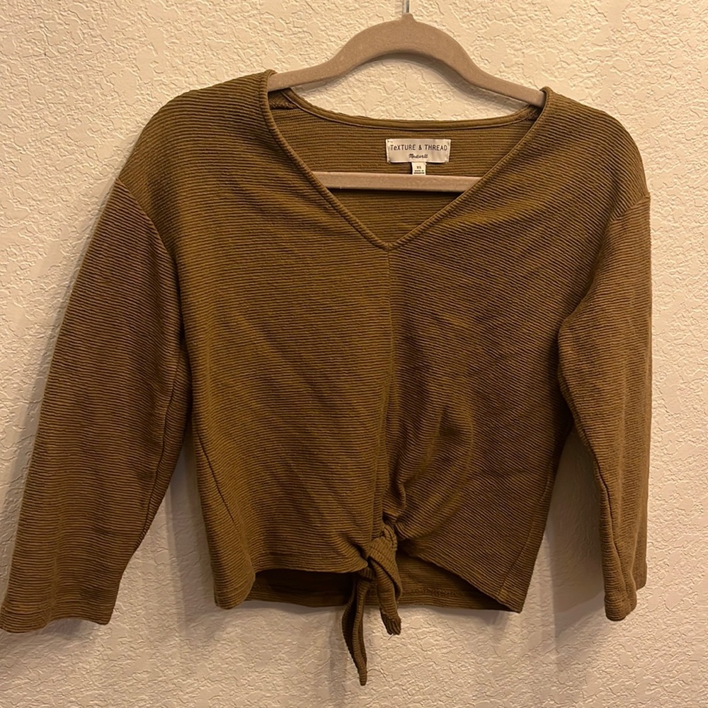 Cute Madewell 3/4 length top